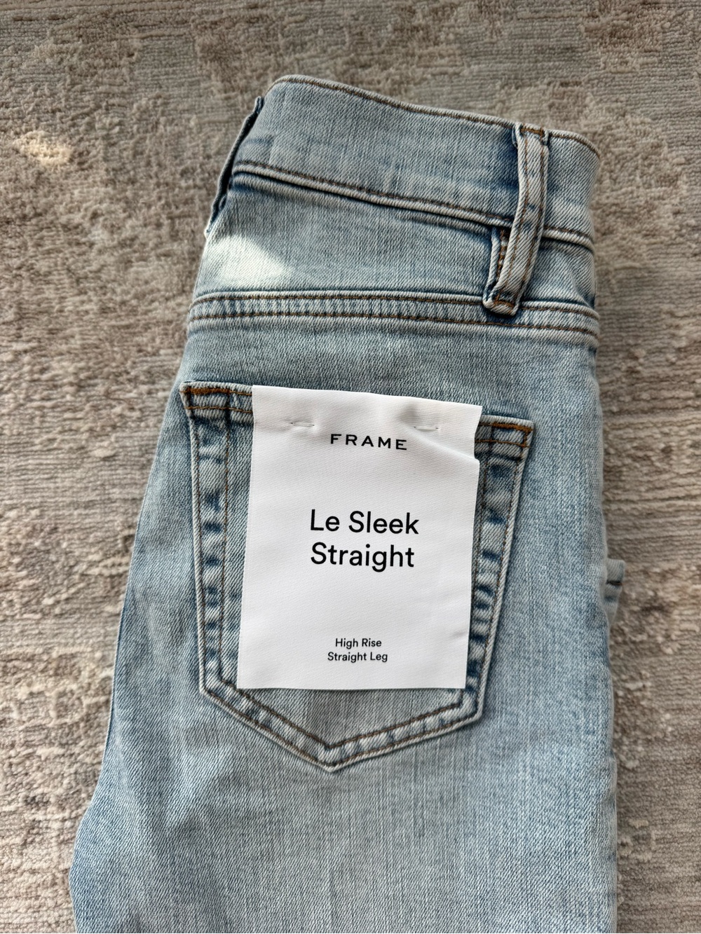 Frame - Light Blue Le Sleek Straight Jean
